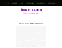 Tablet Screenshot of goteborgbaroque.se